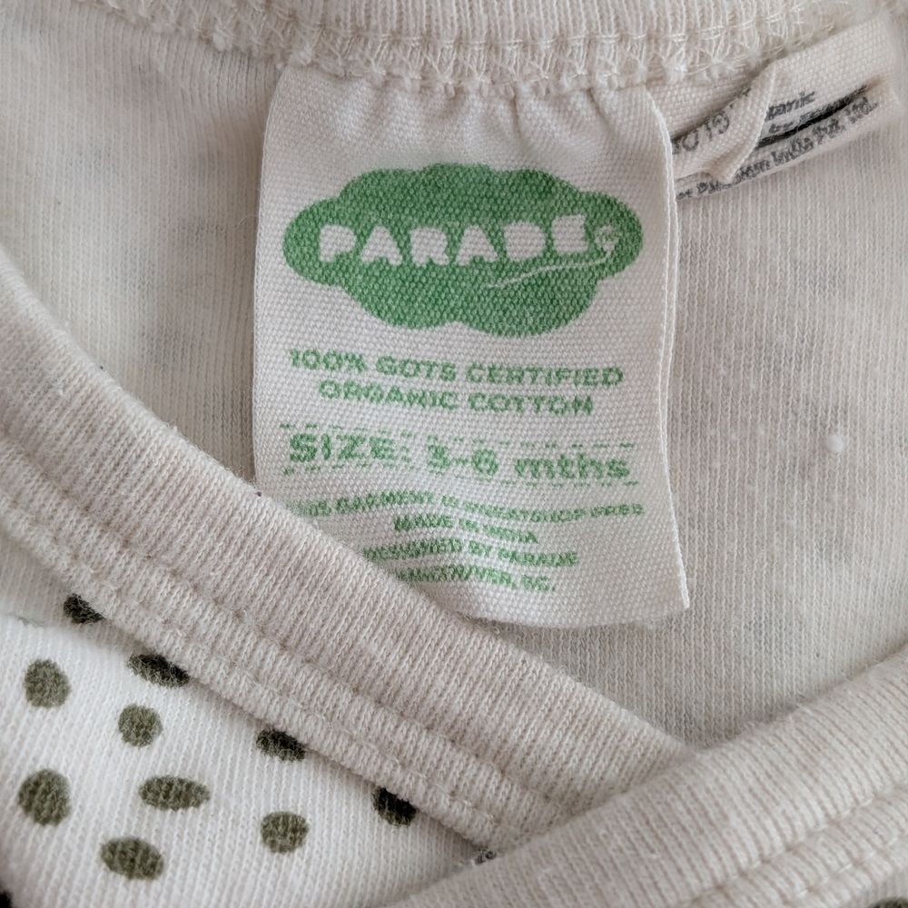 Parade Organics Wrap Bodysuits 3-6m - Picture 4 of 12